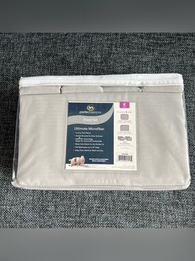 NWT Serta Perfect Sleeper Ultimate Microfiber Sheet Set King Size